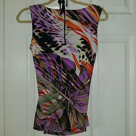 Conrad C multi print top Sz M - Picture 5 of 5